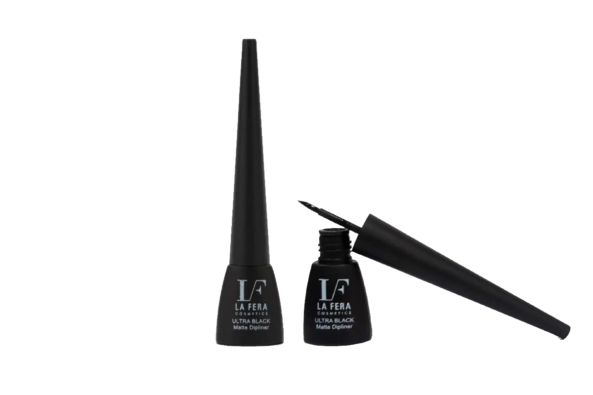 خط چشم کوزه ای لافرا مدل مات اولترا بلک دیپ لاینر با سر ماژیکی 50 گرم