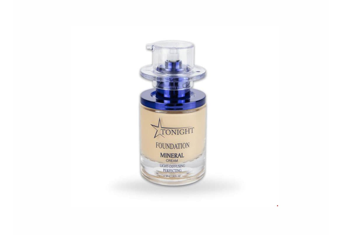 کرم پودر پمپی گرد تونایت حاوی SPF15 حجم 35ml