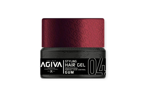 ژل حالت دهنده مو کاسه ای آگیوا (Agiva) شماره 04 مدل گام (Gum) حجم 200gr