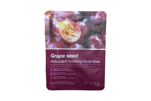 ماسک ورقه ای آبرسان و آنتی اکسیدان دانه انگور قرمز 25gr