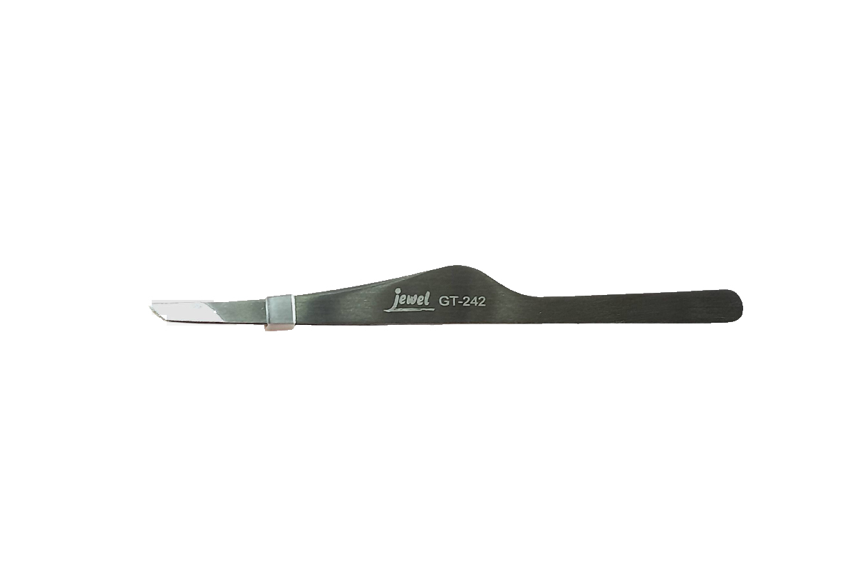 موچین انبری طرح تفنگی نقره ای جیول کد GT-242