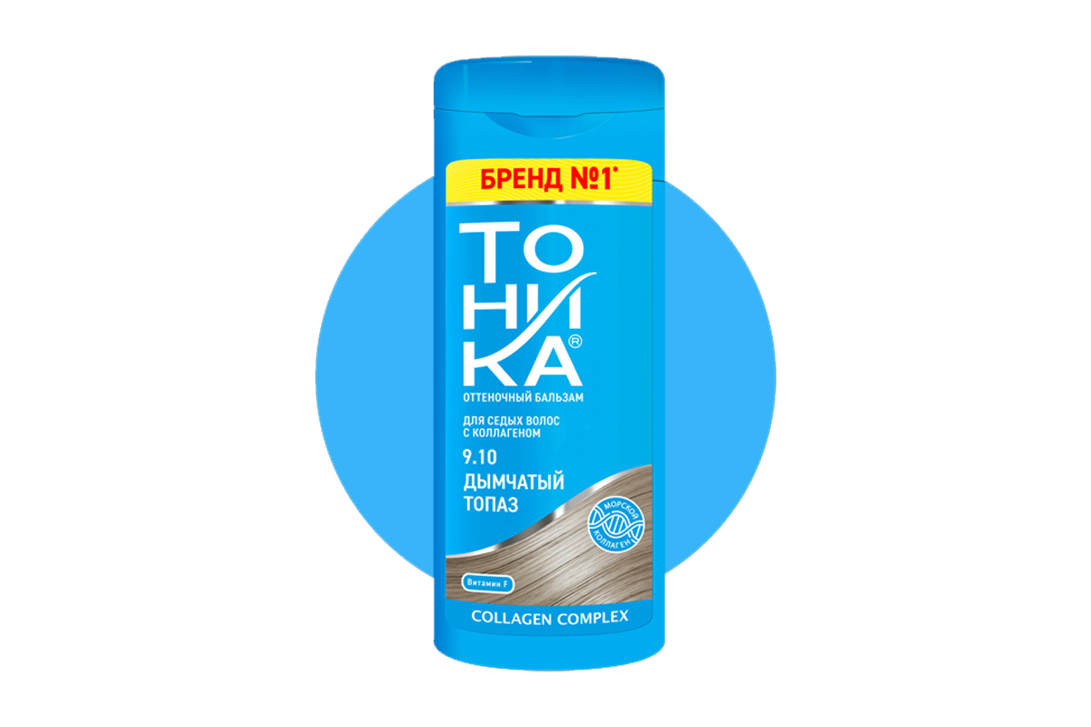 شامپو رنگساژ تونیکا شماره 9.10 بلوند خاکستری روشن 150ml