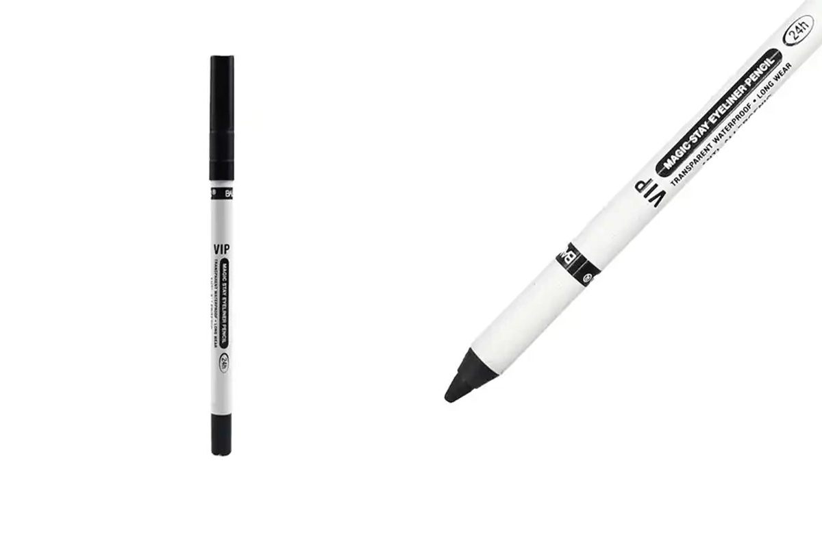 مداد چشم مشکی 24 ساعته بادوام و ضدآب و آنتی آلرژی VIP بالکو مدل Magic Stay Eyeliner کد 100