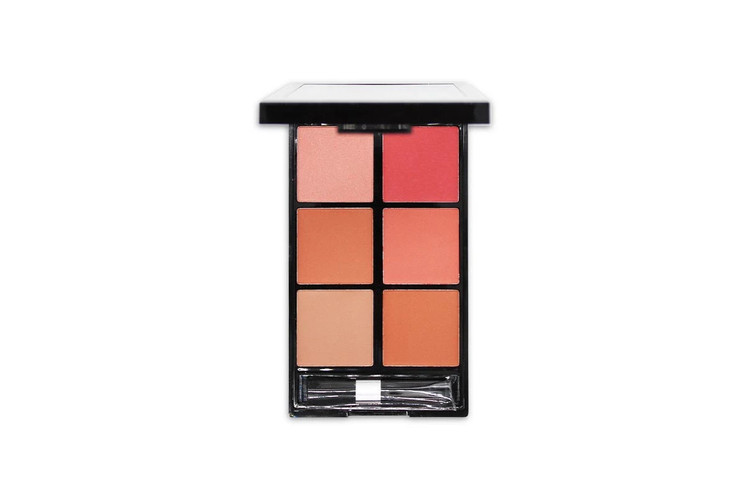 پالت رژگونه شش رنگ رمانتیک برد مدل 6B V-Face Beauty Looks Blush Palette Perfect Tint کدB