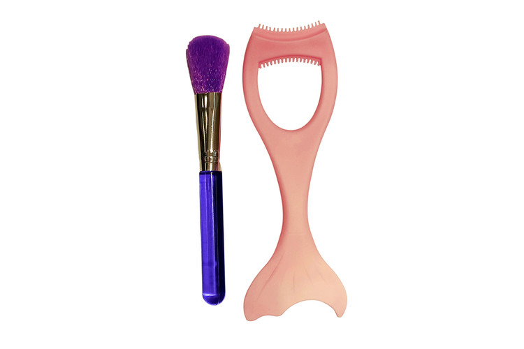 شابلن آرایشی پری دریایی همراه با براش آرایشی صورت Sweet Beauty کد BX-3659
