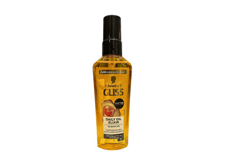 روغن مو آرگان گلیس مدل Daily Oil-Elixir حاوی ویتامین E مناسب انواع مو به ویژه موهای خشک و آسیبدیده حجم 75ml