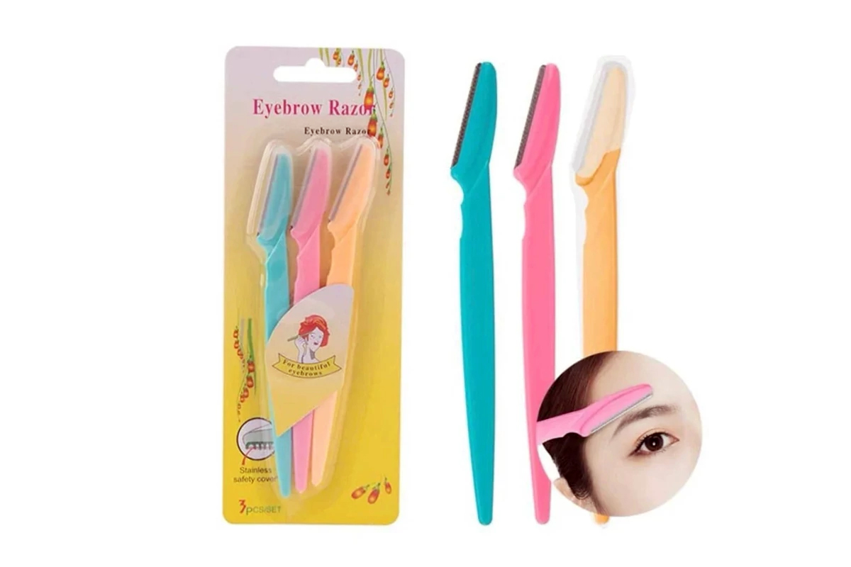 تیغ ابروی اره ای Eyebrow Razer مجموعه 3 عددی