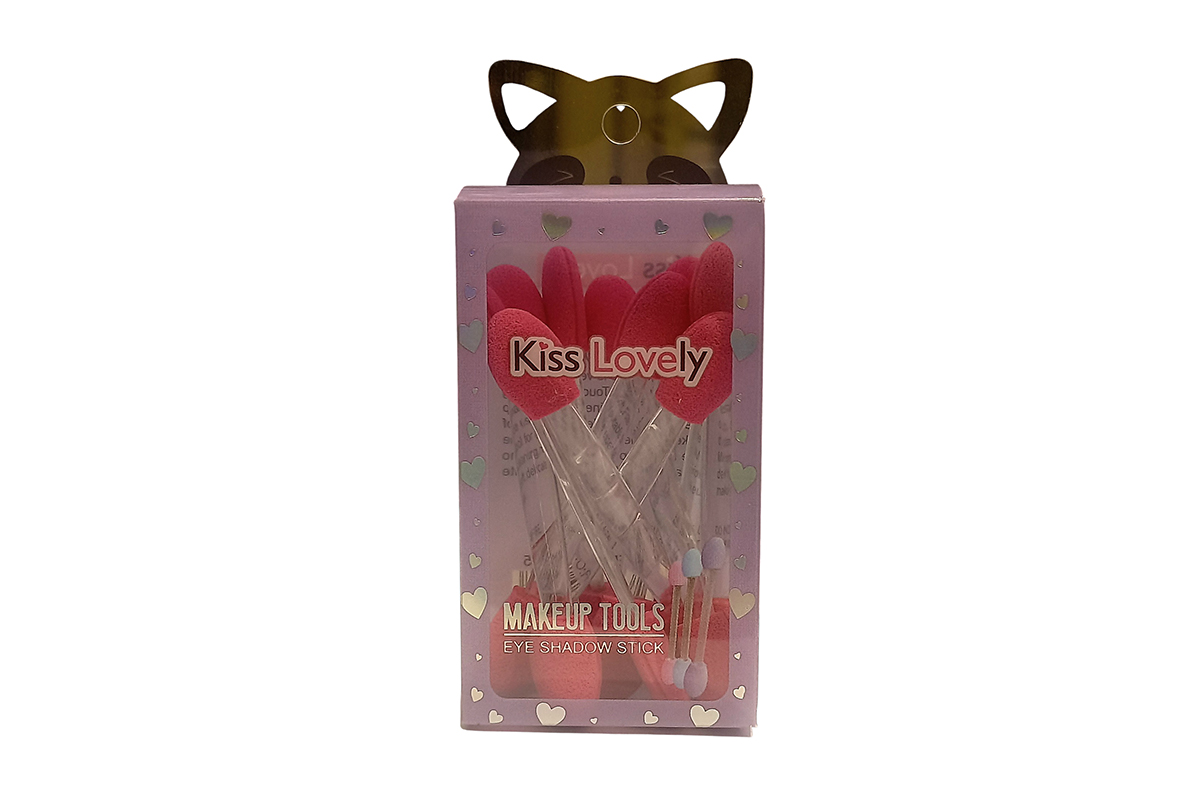 پک براش دوسر سایه Kiss Lovely مجموعه 10 عددی