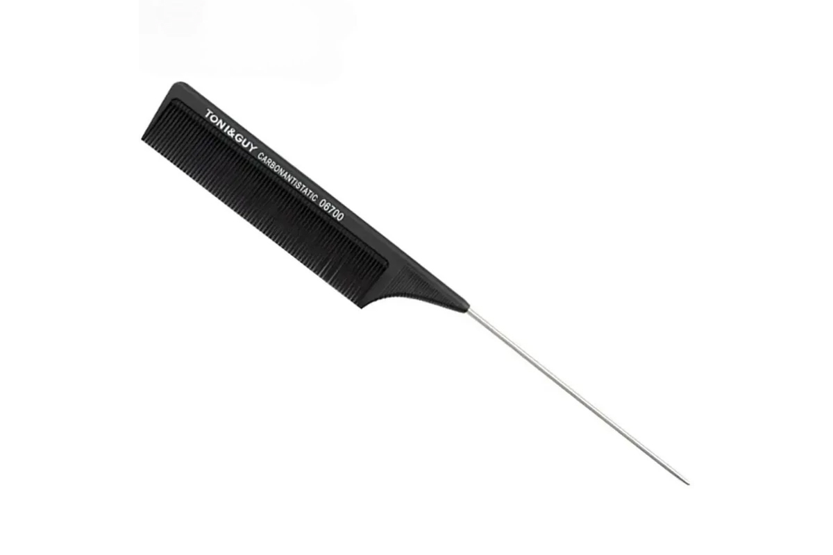شانه دم باریک فلزی کربن پلاستیکی تونی اند گای (TONI&GUY) کد 06700