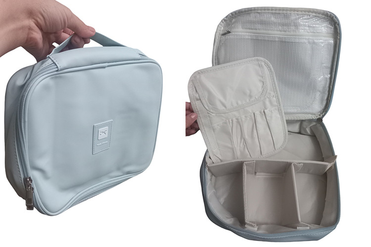 کیف لوازم آرایشی دو زیپ تراول (Travel Storage)