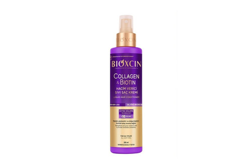 اسپری موی دو فاز ضدریزش و حجم دهنده بیوکسین مدل کلاژن و بیوتین حجم 200ml